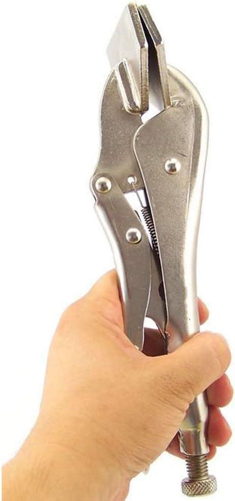 locking sheet metal clamp|vise grip sheet metal pliers.